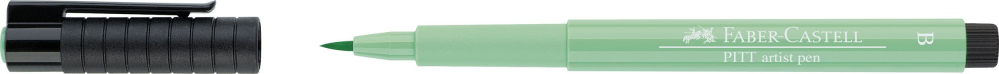 Pitt artist pen brush verde deschis phtalo faber-castell [2]
