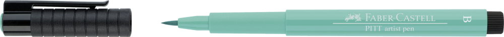Pitt artist pen brush verde phtalo faber-castell [3]
