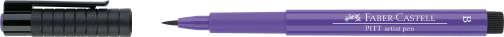 Pitt artist pen brush violet purpuriu faber-castell [2]
