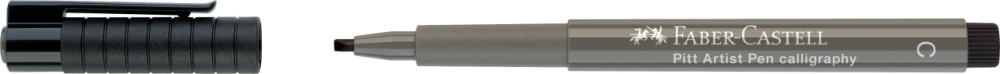 Pitt artist pen caligrafic gri cald iv faber-castell [2]