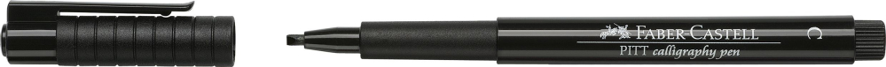 Pitt artist pen caligrafic negru faber-castell [2]