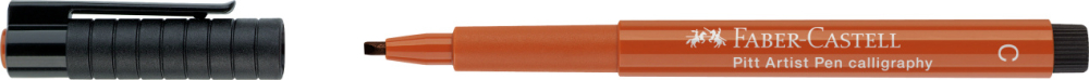 Pitt artist pen caligrafic sanguin faber-castell [2]