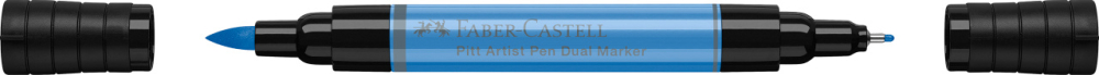 Pitt artist pen dual marker albastru ultramarin 120 faber-castell [2]