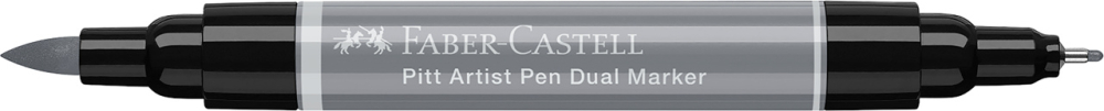 Pitt artist pen dual marker gri rece iii 232 faber-castell [3]