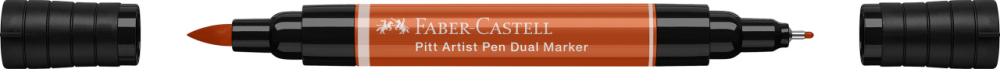 Pitt artist pen dual marker maro sanguin 188 faber-castell [2]