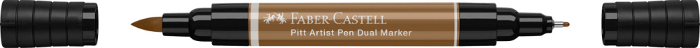 Pitt artist pen dual marker maro umbra 180 faber-castell [4]