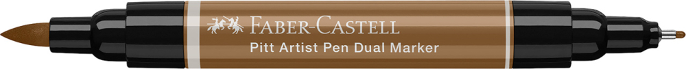 Pitt artist pen dual marker maro umbra 180 faber-castell [5]