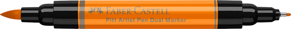 Pitt artist pen dual marker portocaliu glazurat 113 faber-castell [3]