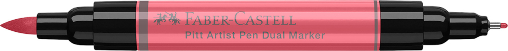 Pitt artist pen dual marker roz coral 131 faber-castell [3]