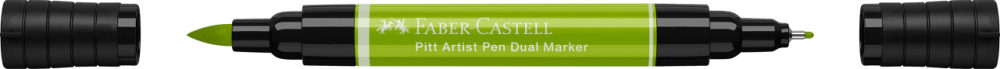 Pitt artist pen dual marker verde de mai 170 faber-castell [2]