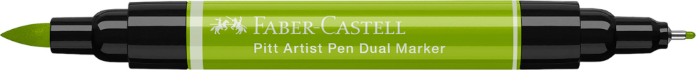 Pitt artist pen dual marker verde de mai 170 faber-castell [3]