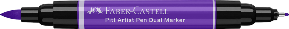 Pitt artist pen dual marker violet purpuriu 136 faber-castell [3]