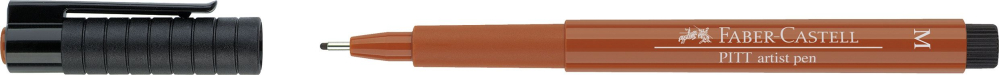 Pitt artist pen m rosu sangvin faber-castell [2]