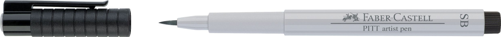 Pitt artist pen soft brush gri rece i faber-castell [2]