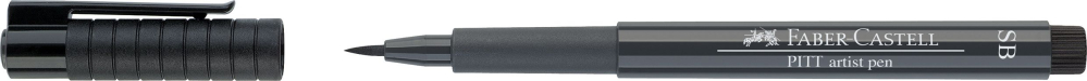 Pitt artist pen soft brush gri rece v faber-castell [2]