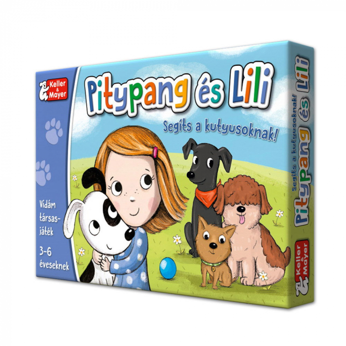 Pitypang és Lili, Segíts a kutyusoknak! társasjáték, 3-6 ani [1]