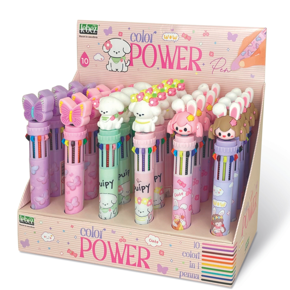 Pix 10 culori in 1, Color Power, 6 modele (24 buc/display), copii varsta 3 ani+,6 ani+,8 ani+ [1]