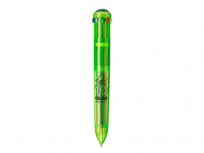 Pix cu 10 culori si mecanism retractabil, nuante fluorescente [4]