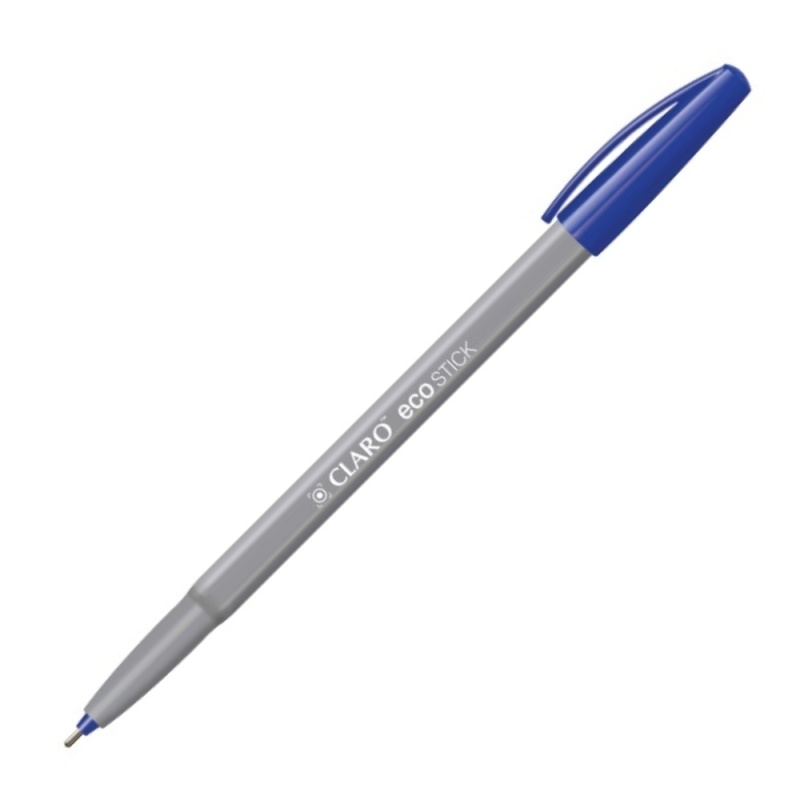 Pix cu bila CLARO Eco Stick, CL-2202, CL-3524, CL-ECO-A, 0.7mm, cu capac, scris albastru [3]