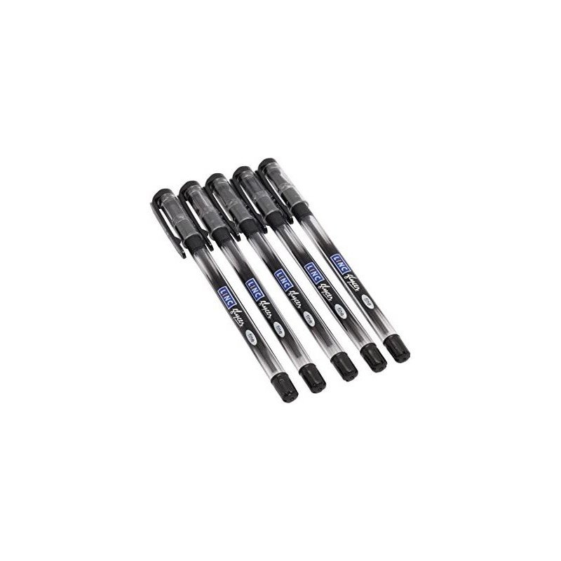 Pix cu bila Linc Glycer 1300RF, 0.7mm, cu capac, corp negru semitransparent, grip cauciucat, scris negru [2]