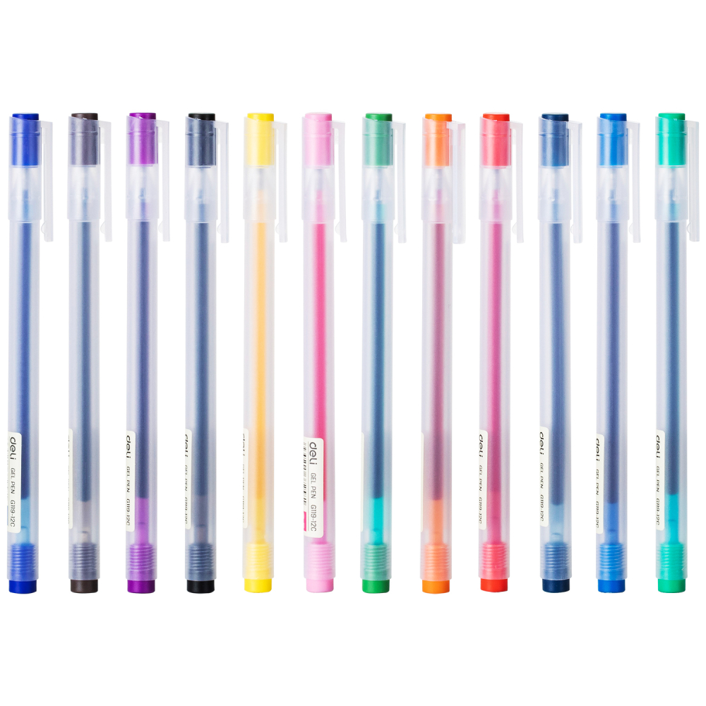 Pix cu gel 0.5mm set 12 culori deli [2]