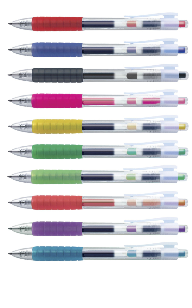 Pix cu gel 0.7mm fast gel verde faber-castell [4]
