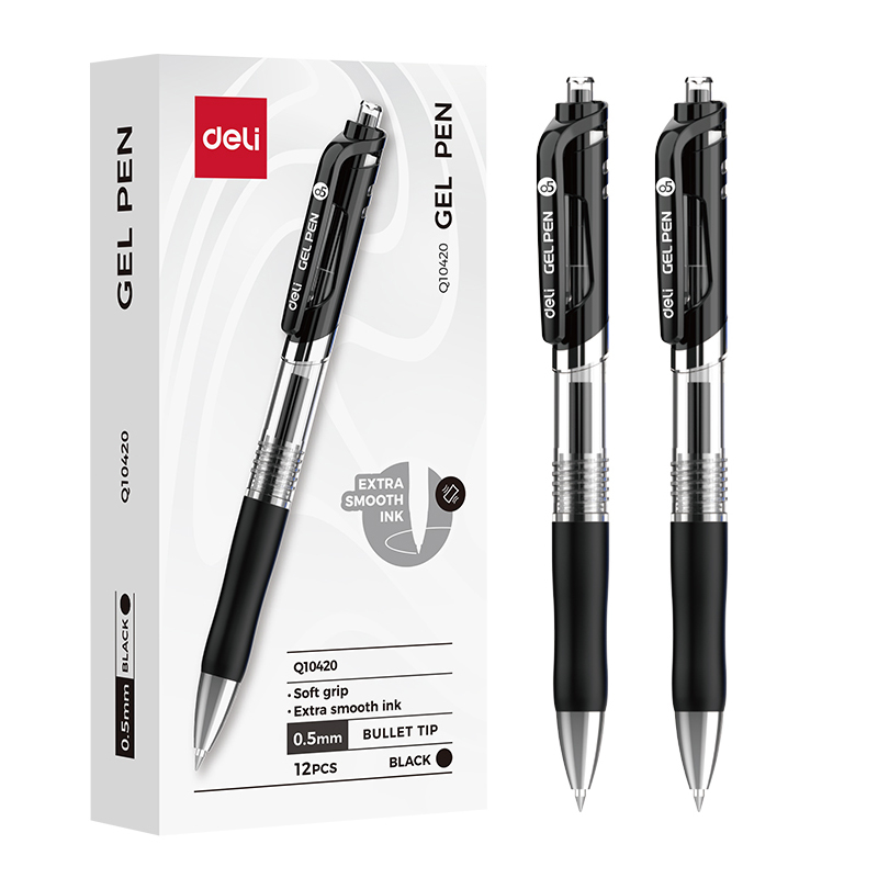 Pix cu gel cu mecanism 0.5mm negru q10420 deli [2]