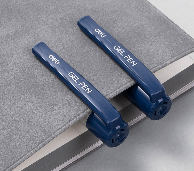 Pix cu gel si grip g159 1.0mm albastru deli [5]