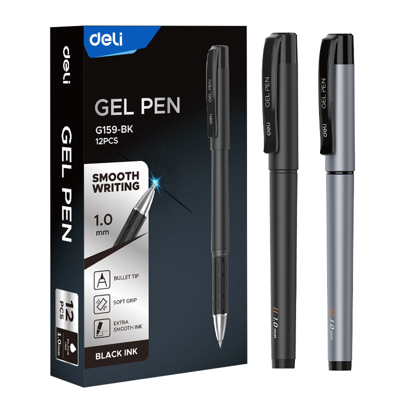 Pix cu gel si grip g159 1.0mm negru deli [3]