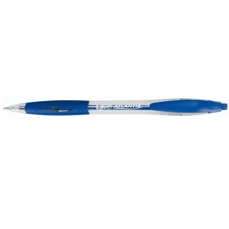 Pix cu mecanism albastru grip atlantis clic bic [2]
