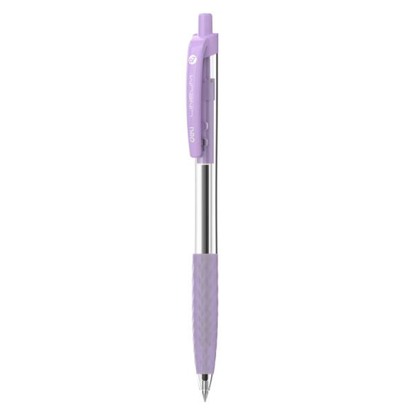 Pix cu mecanism si grip 0,7mm albastru lineum deli [3]