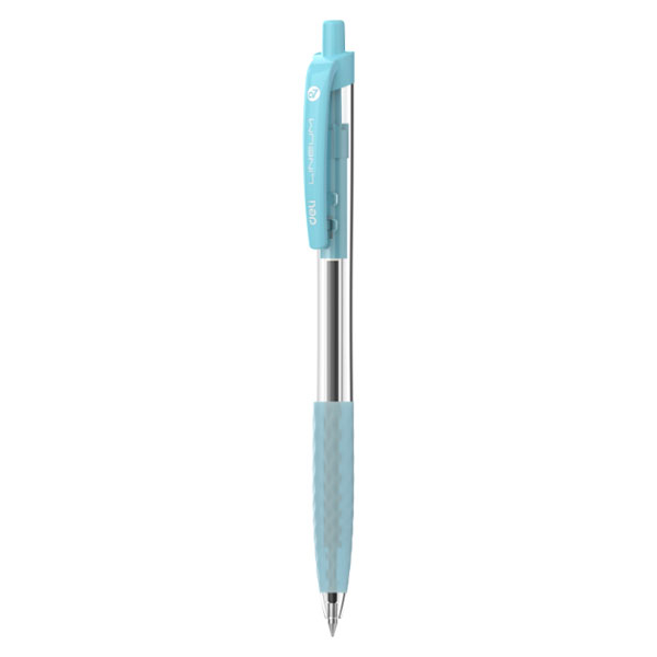 Pix cu mecanism si grip 0,7mm albastru lineum deli [2]