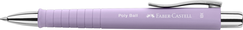 Pix cu mecanism si grip lila poly ball faber-castell [2]