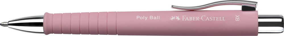 Pix cu mecanism si grip rose poly ball xb faber-castell [2]