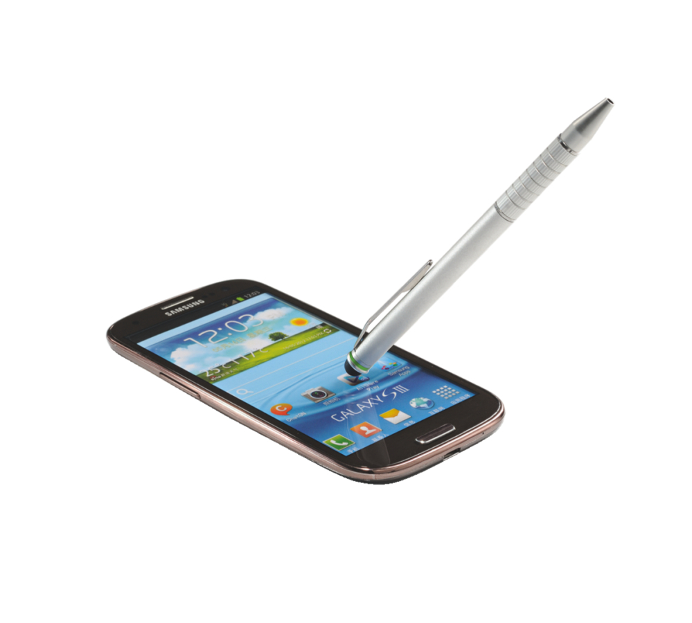Pix stylus 2 in 1 pentru touchscreen argintiu leitz [2]