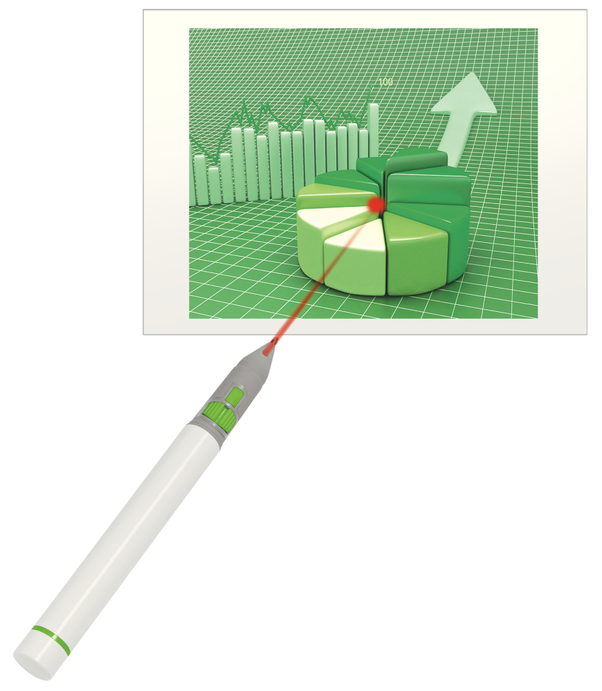 Pix stylus 2 in 1 pro presenter 2 alb leitz [4]