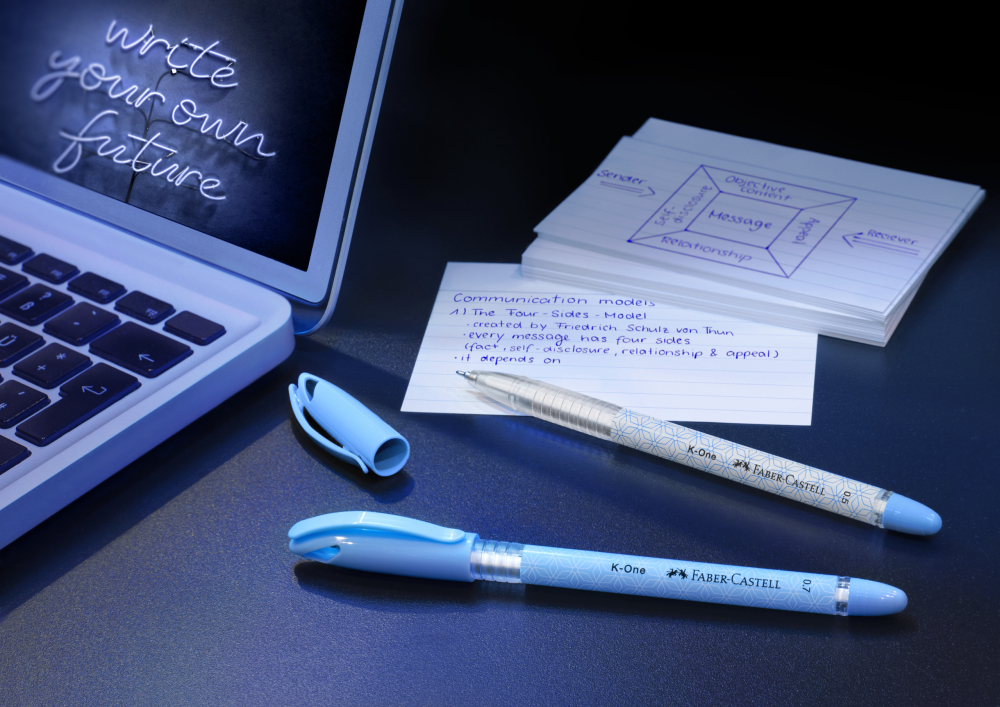 Pix unica folosinta 0.7mm albastru k1 faber-castell [4]
