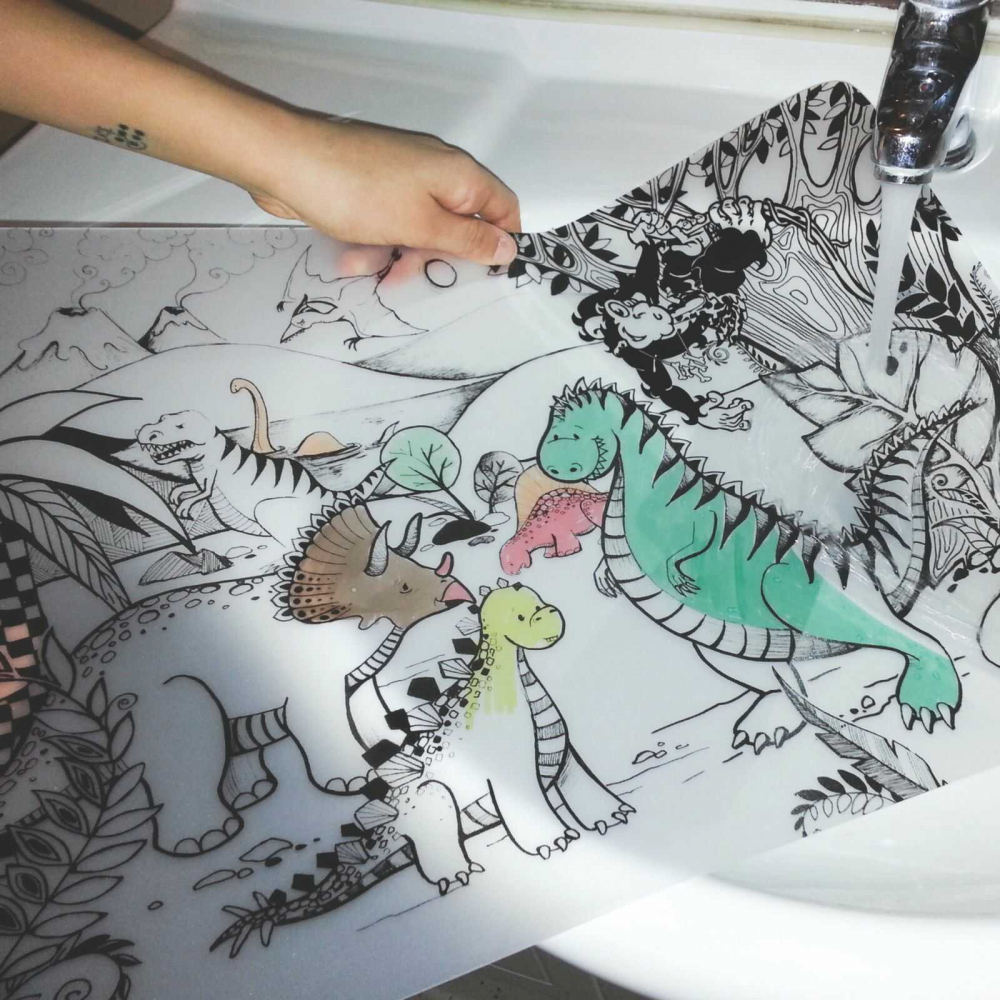 Desene de Colorat, Fise de Colorat si Planse - Dinozauri | Micostore [3]