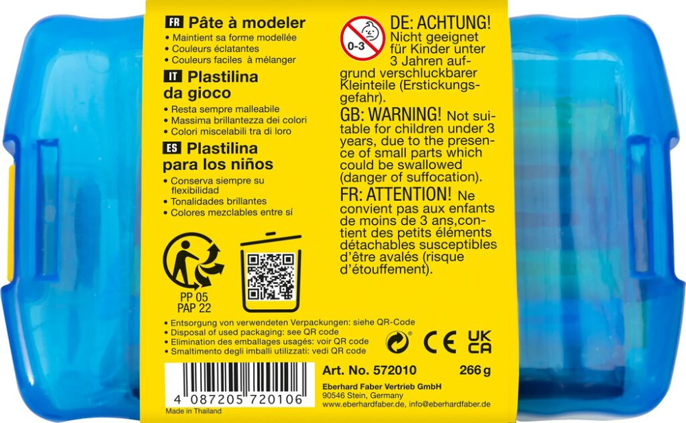 Plastilina 10 culori cutie plastic eberhard faber [2]