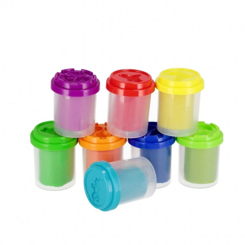 Plastilina Mega Creative Colour Dough 545756, 5x6x5cm, 8x56g, set 8 culori [2]