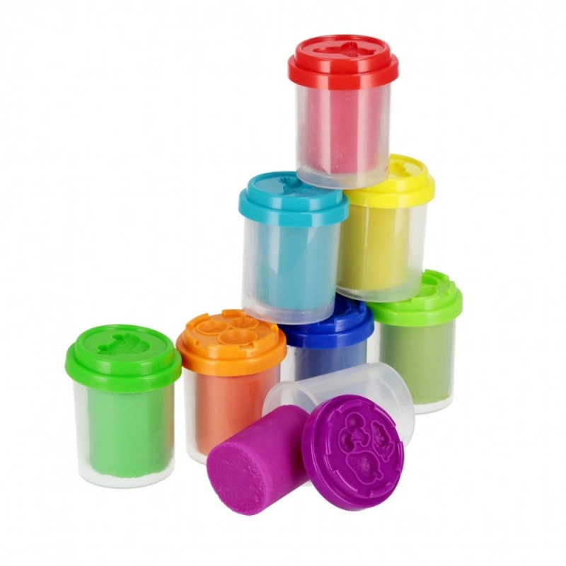 Plastilina Mega Creative Colour Dough 545756, 5x6x5cm, 8x56g, set 8 culori [3]