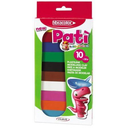 Plastilina Pati 10 culori X 30 Gr Fibracolor [1]