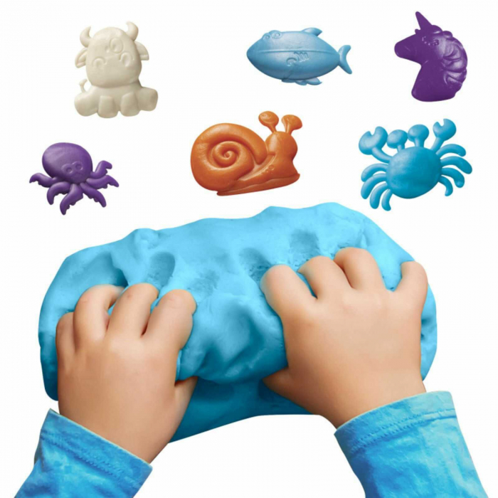 Set 4 cutii de plastilina BIO pentru modelaj, plastilina pentru copii. [2]