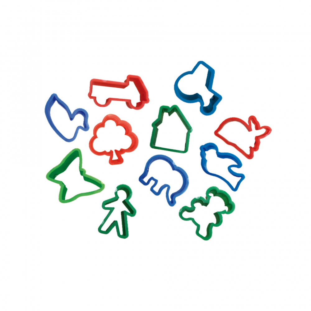 Plastilina si forme de taiat 8 x 90 gr, copii varsta 2 ani+,6 ani+,8 ani+ [7]