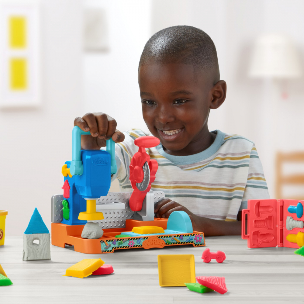 Play doh banc de lucru cu scule, varsta de la 3 ani la 7 ani [3]