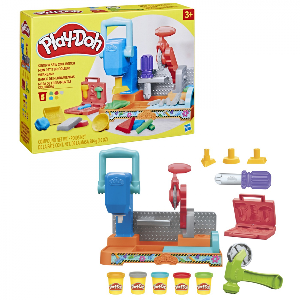 Play doh banc de lucru cu scule, varsta de la 3 ani la 7 ani [2]