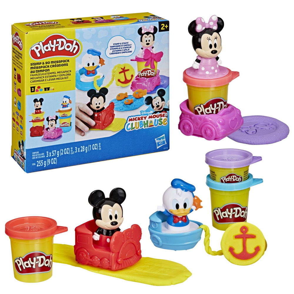 Play doh disney jr clubul lui mickey mouse set stampileaza si pleaca megapack copii 2 ani - 7 ani [9]