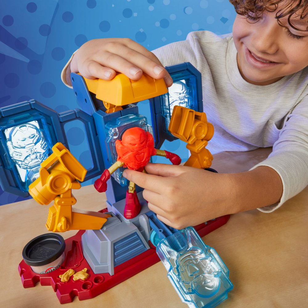 Play doh iron man laboratorul de armura, varsta de la 4 ani la 7 ani [5]