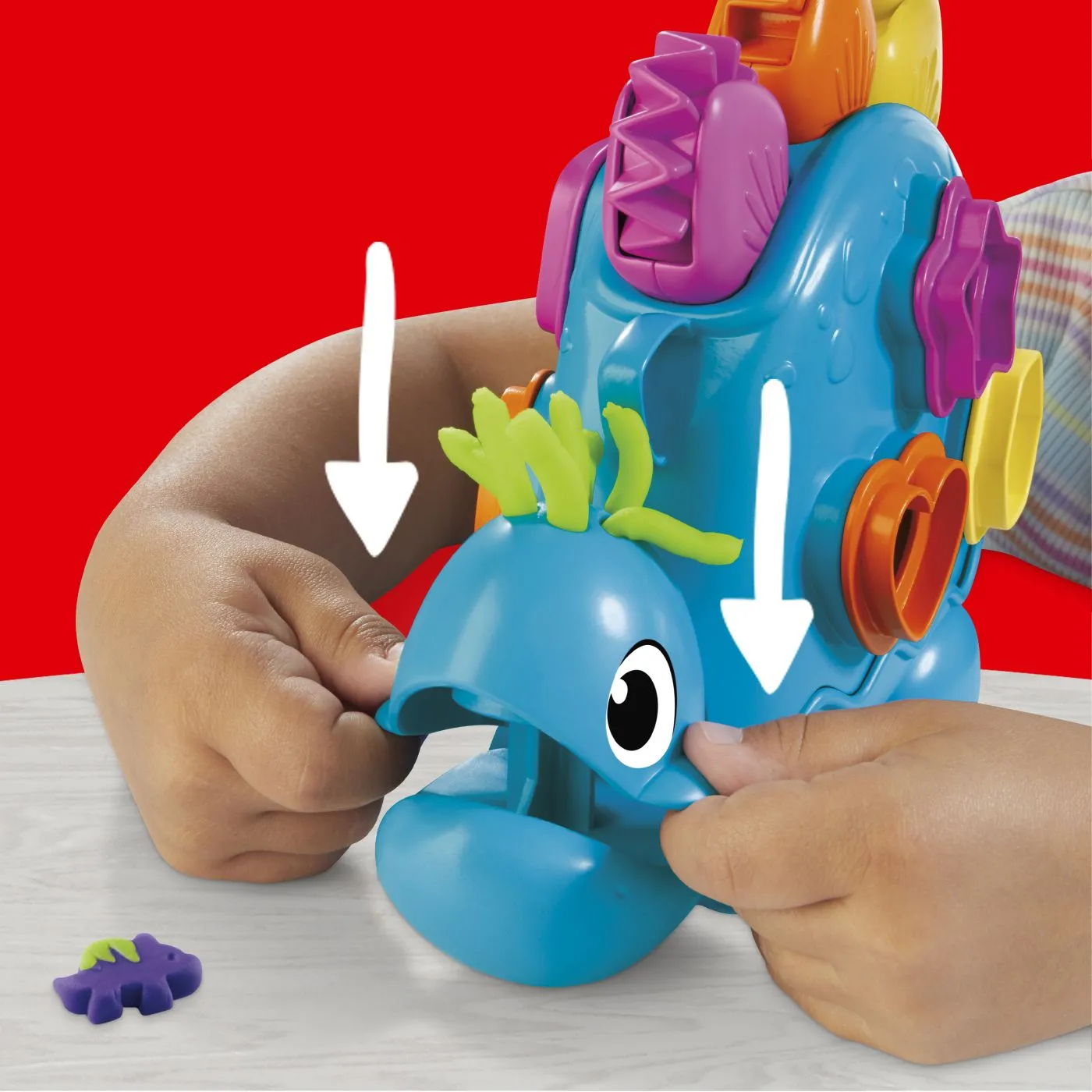 Play doh jucarie cu activitati dinozaur cu forme si culori, copii varsta 2 ani pana la 6 ani [6]