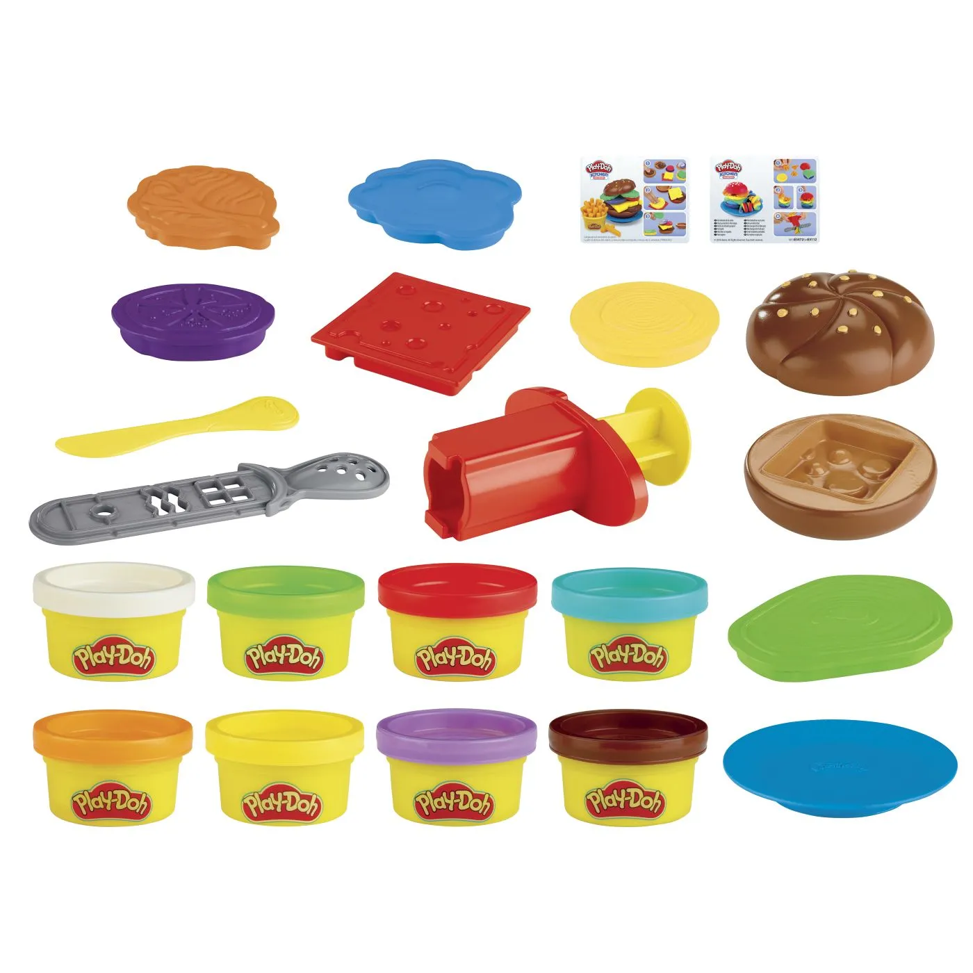 Play doh kitchen creations set de gatit hamburger, copii varsta 3 ani pana la 7 ani [2]